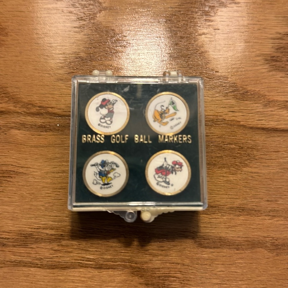 Vintage Brass Golf Ball Markers